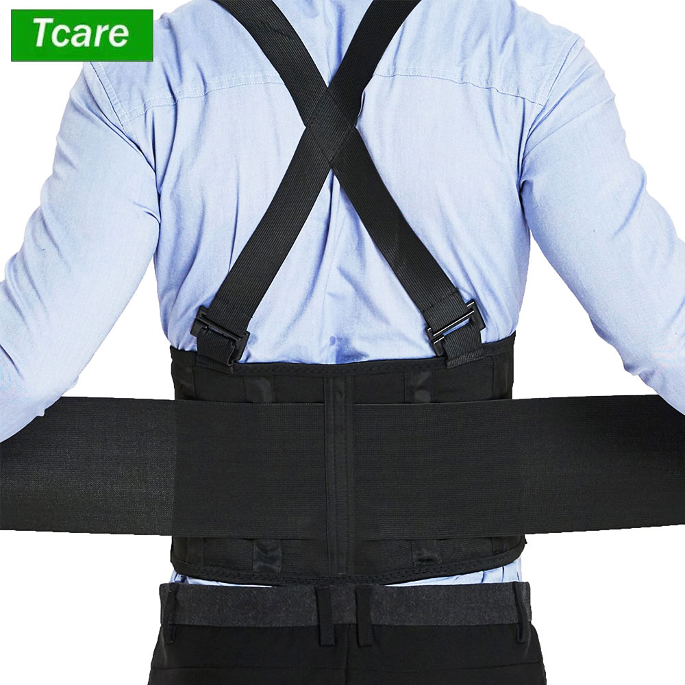 Crossfit Belt - Cintura di supporto in vita regolabile,