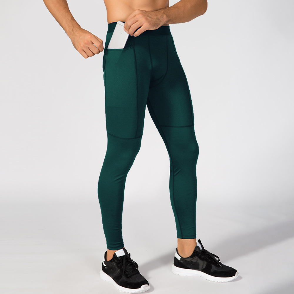 Crossfit Victory - Collant da corsa da uomo Pantaloni