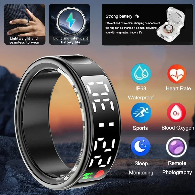 Gymnastic Ring - Anello intelligente per uomo donna frequenza