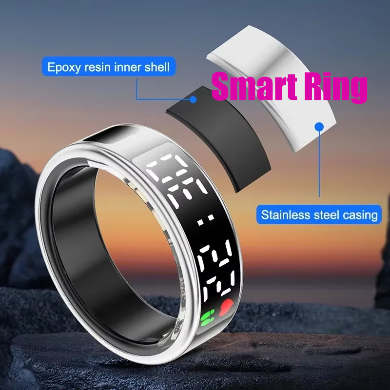 Gymnastic Ring - Fitness Sleep Smart Ring Display a