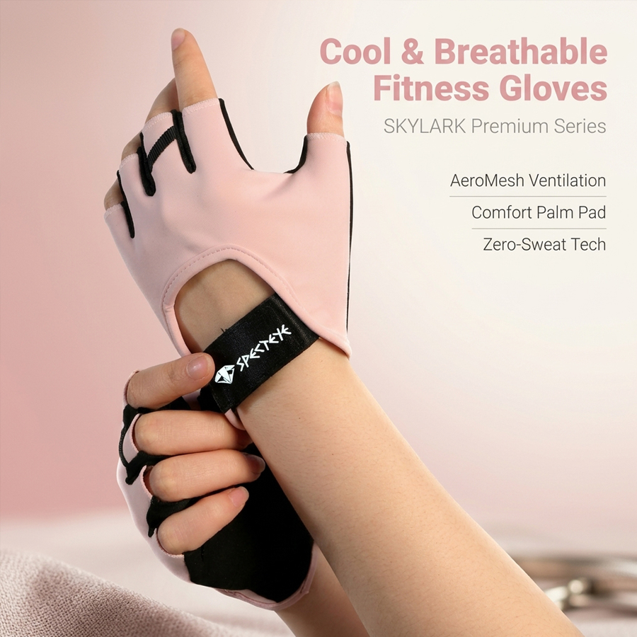 Guanti da fitness rosa a mezze - Weightlifting Gloves recensione e prezzo